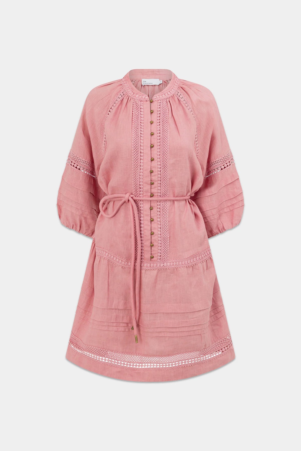 zoe kratzmann - jostle dress pink clay