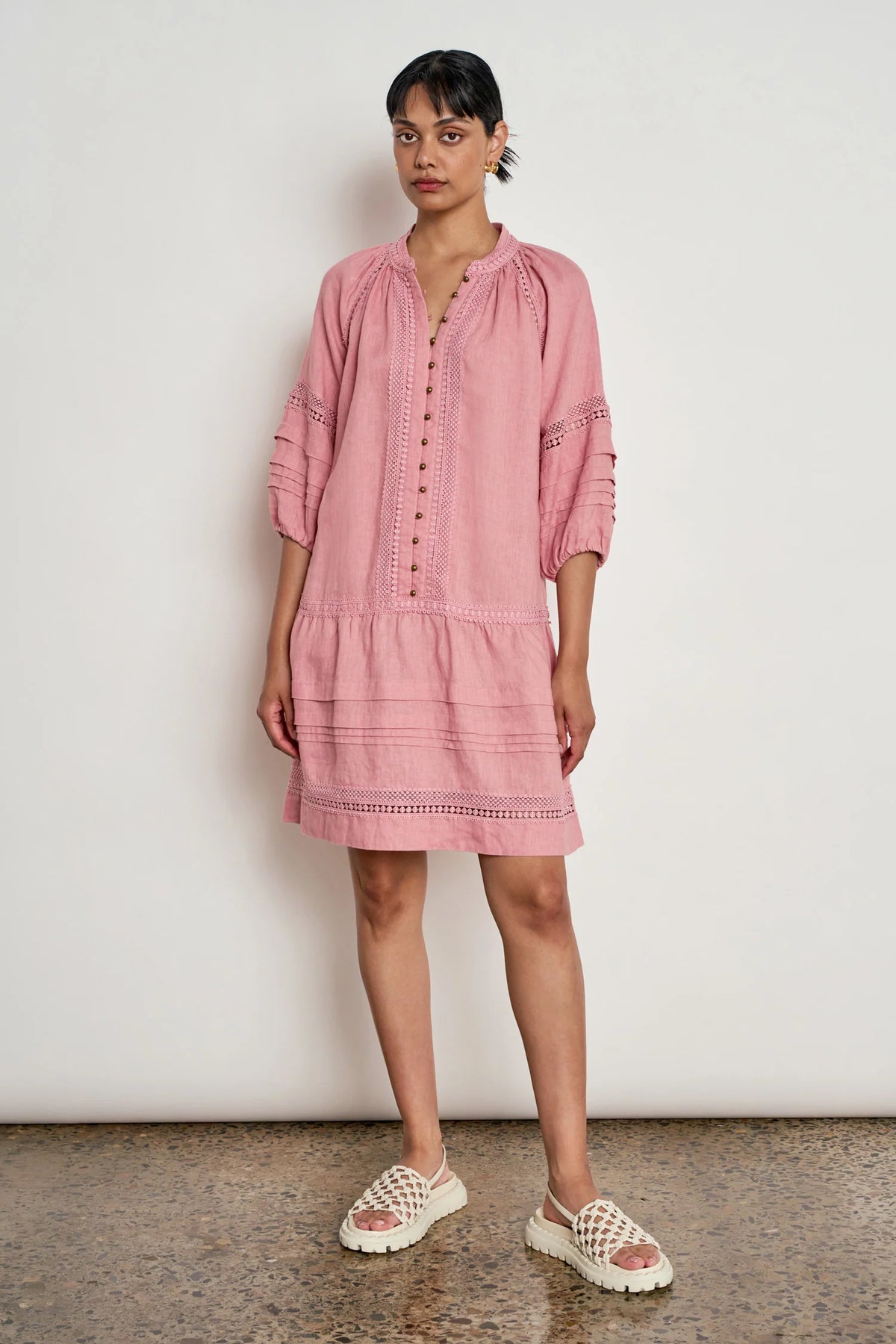 zoe kratzmann - jostle dress pink clay