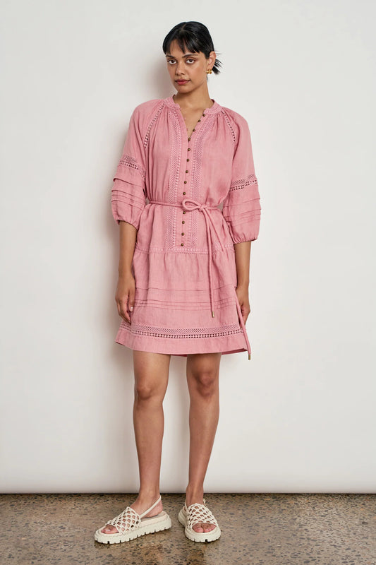 zoe kratzmann - jostle dress pink clay