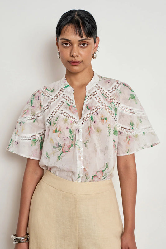 zoe kratzmann - pulse top painterly bloom