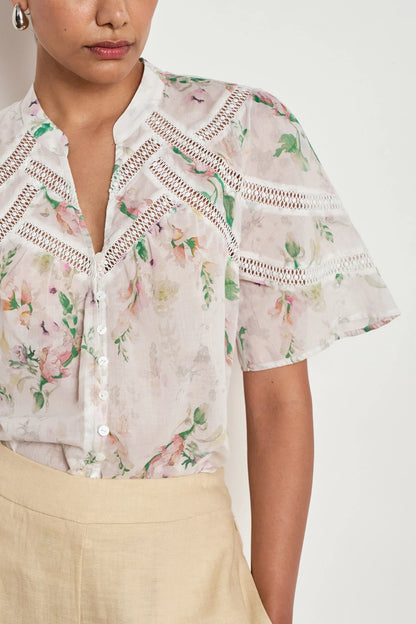 zoe kratzmann - pulse top painterly bloom