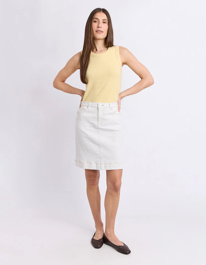 FOXWOOD - Bower Skirt White