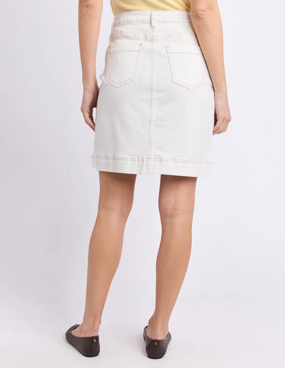 FOXWOOD - Bower Skirt White