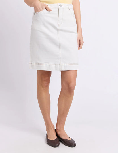FOXWOOD - Bower Skirt White