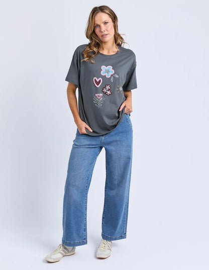 elm - Estelle Tee Charcoal