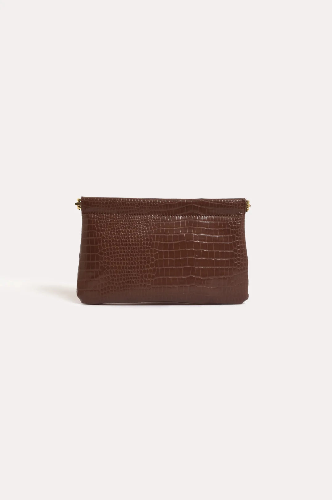 adorne - Daniella Croc Frame Clutch