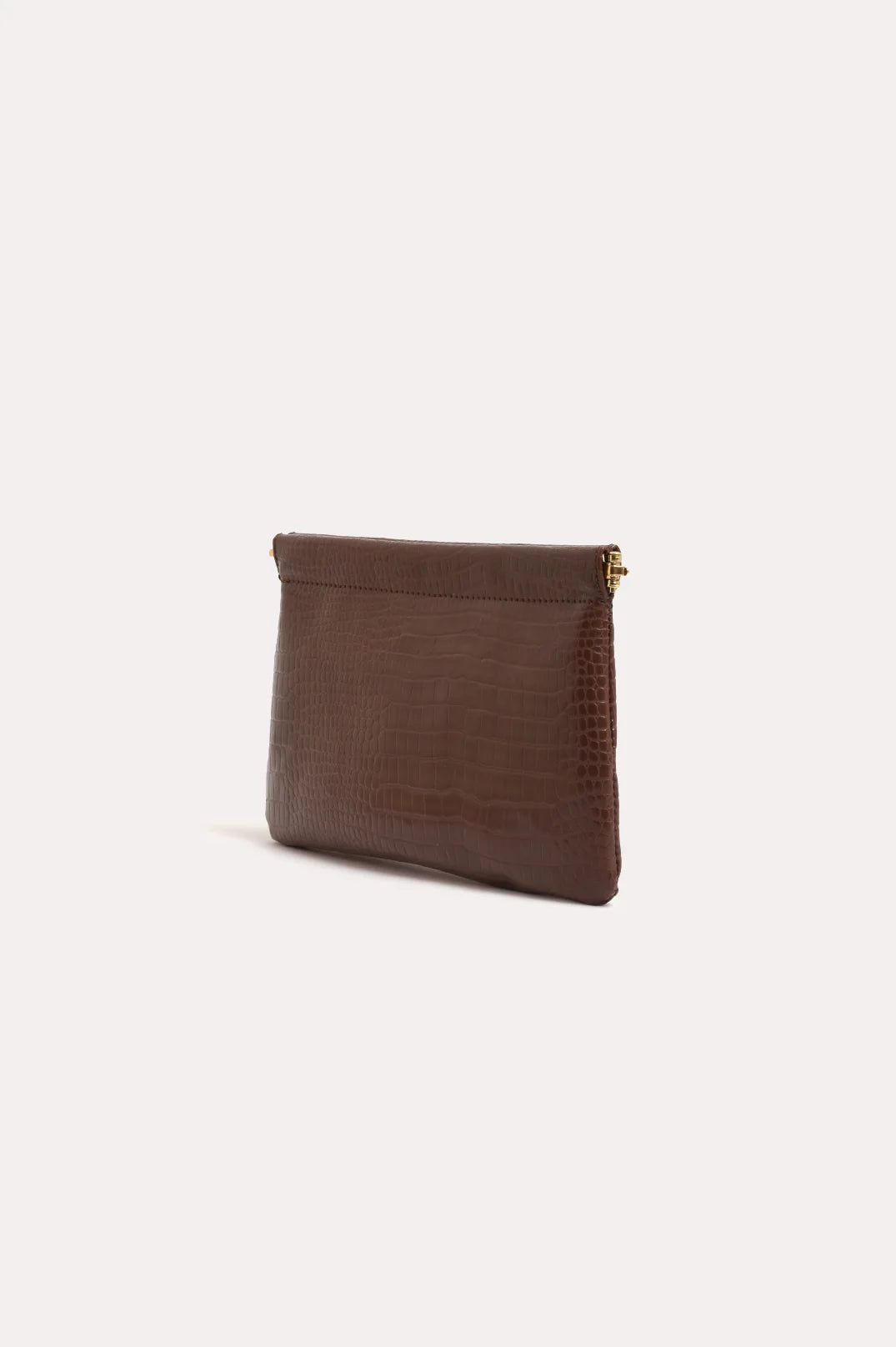 adorne - Daniella Croc Frame Clutch