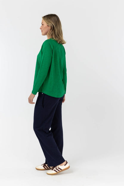 cloth + paper + scissors - Basic Cotton Tee - Jolly Green